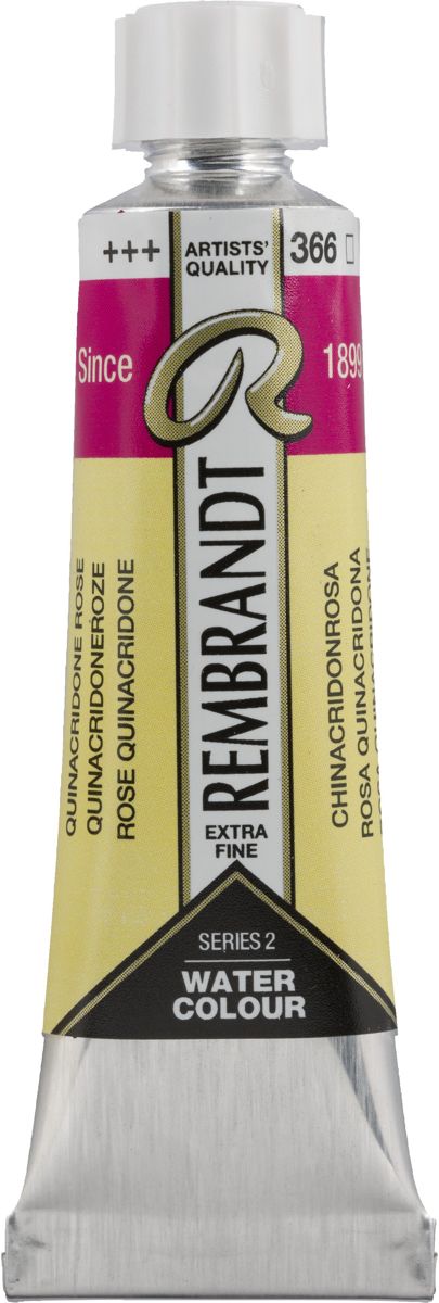 Rembrandt Water Colour Tube 10ml | Quinacridone Rose (366)